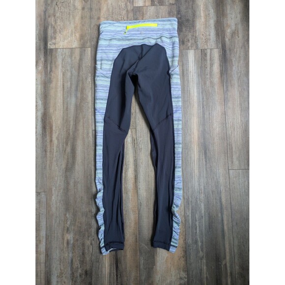 Lululemon Women Size 4 Blue Speed Tight IV Inkwell Space Dye Twist Leggings - Picture 4 of 6